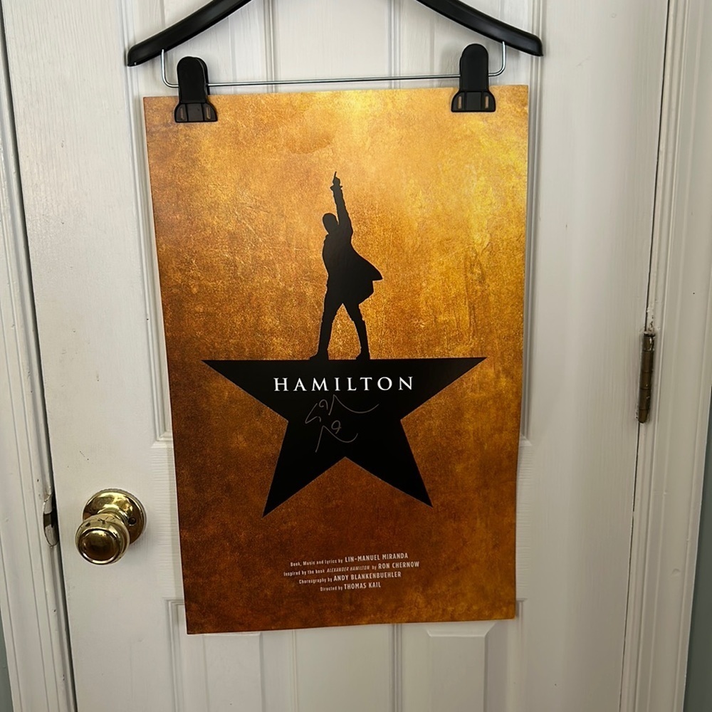 Signed Poster of Hamilton